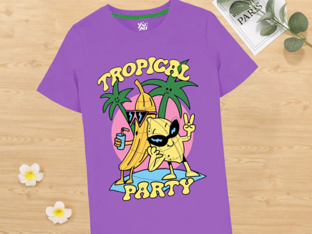 Get Your Little Ones Ready for a Fun-Filled with Tropical Fruit Party T-Shirt For Sale