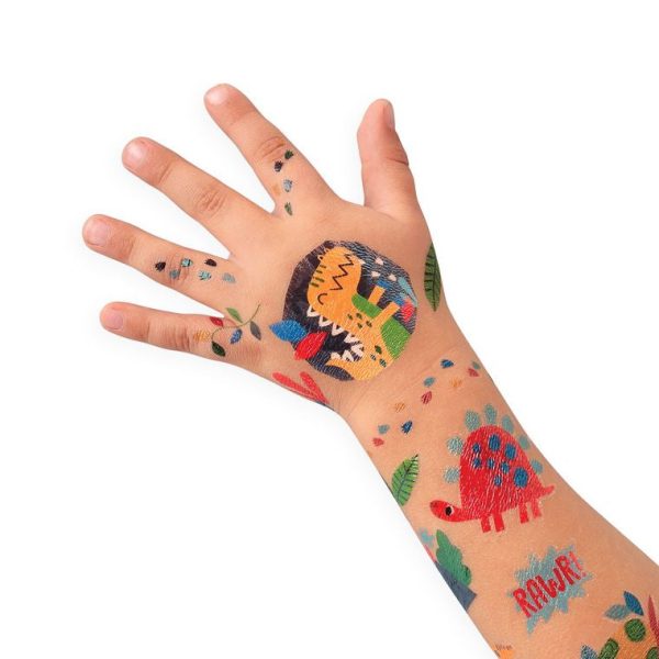 Tattoo Palooza Temporary Tattoos: Colorful Cats Online