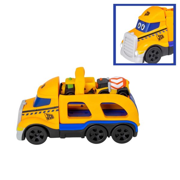 Teamsterz My First JCB Tommy Transporter | Includes 2 Cars Supply