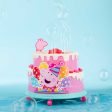 Peppa Pig Birthday Cake Bubble Blower - Includes Bubble Solution Cheap