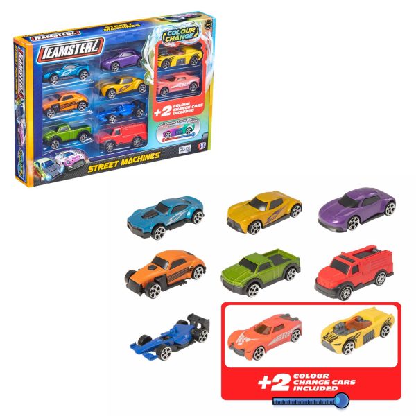 Teamsterz Racing Cars  - With 2 Colour Changing Cars Supply