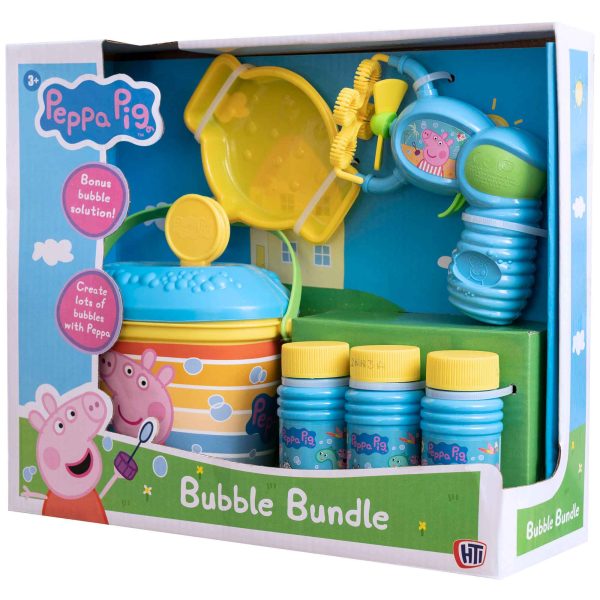 Peppa Pig Bubble Bundle - Includes Bonus Bubble Solution on Sale