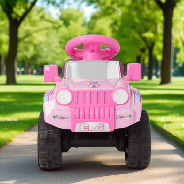 Evo 6V Kids Electric Ride On Pink Shimmer 4X4 Truck Discount