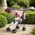 Joie Single Mini Pushchair - Black & Pink For Sale