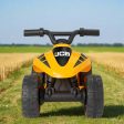 JCB Battery Operated Mini Quad Ride-On With Trailer Online now