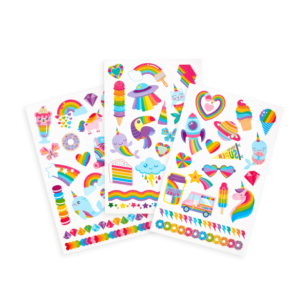 Tattoo Palooza Temporary Tattoos: Over The Rainbow Online Hot Sale