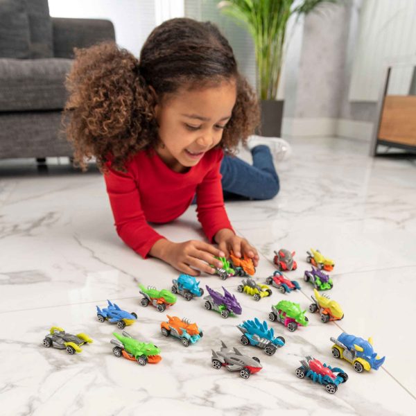 Teamsterz Beast Machine Dino Car Play Set - 10 Die-Cast Cars Fashion