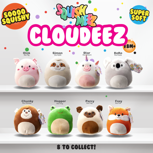 Squish Meez Cloudeez 9  Plush Toy | Star on Sale