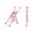 BabyBoo Single Dolls Stroller - Pink Jungle Print Dolls Buggy Online Sale