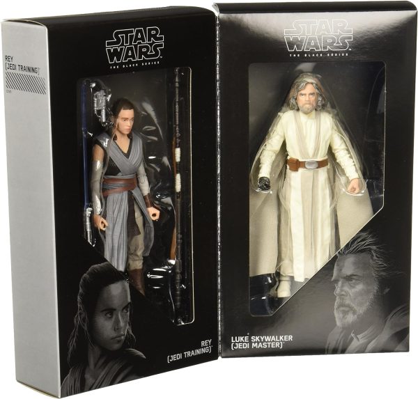 STAR WARS: LUKE SKYWALKER & REY (FIGURE) - BLACK SERIES-2 PACK (EXCLUSIVE) Online Hot Sale